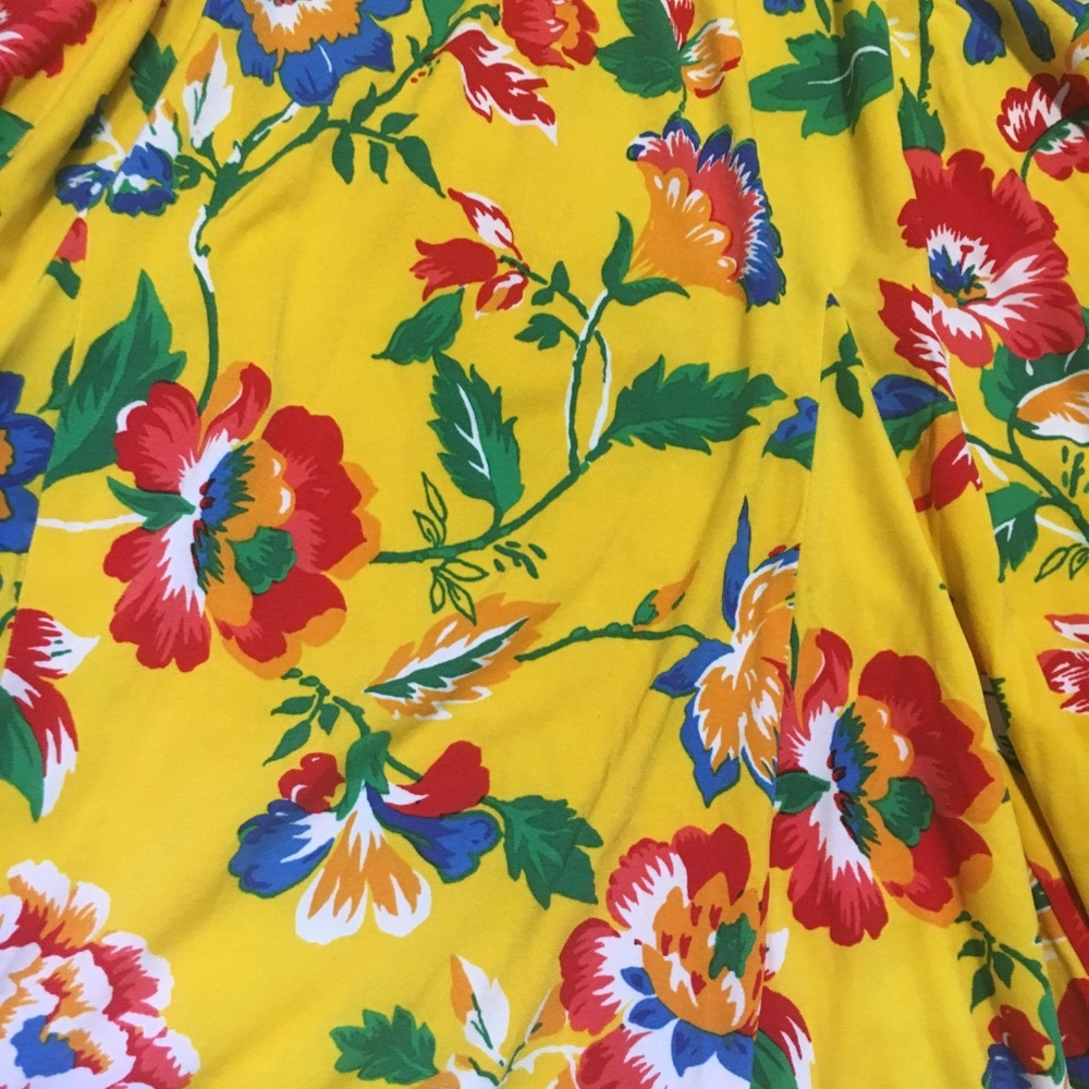 NWT 12W yellow floral sundress - Picture 5 of 6